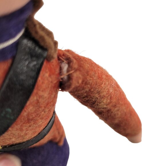 1940s Royal Canadian Mounted Police Doll Hand Painted Face - Picture 10 of 10